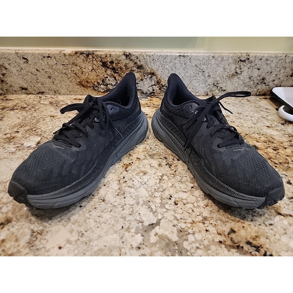 Hoka One One Challenger ATR 7 GTX Black Shoe Trail Sneaker Womens Size 9B EUC - Picture 5 of 11